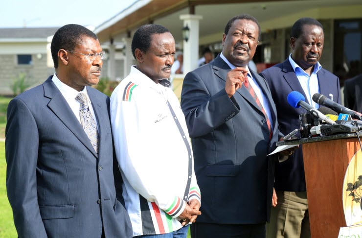 Amani National Congress (ANC) party lader Musalia Mudavadi has accused ODM chief Raila Odinga of deciet in honouring the political commitments of the defunct NASA coalition.