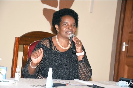 Principal Secretary in the Ministry of Public Service and Gender Mary Kimonye 