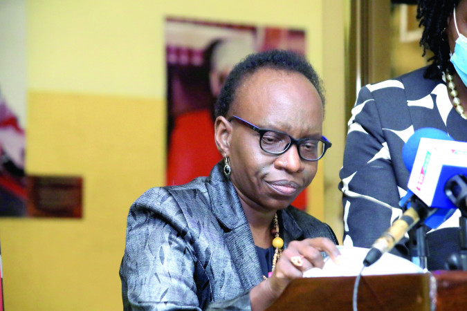 Auditor General Nancy Gathungu during a past function. PHOTO/File