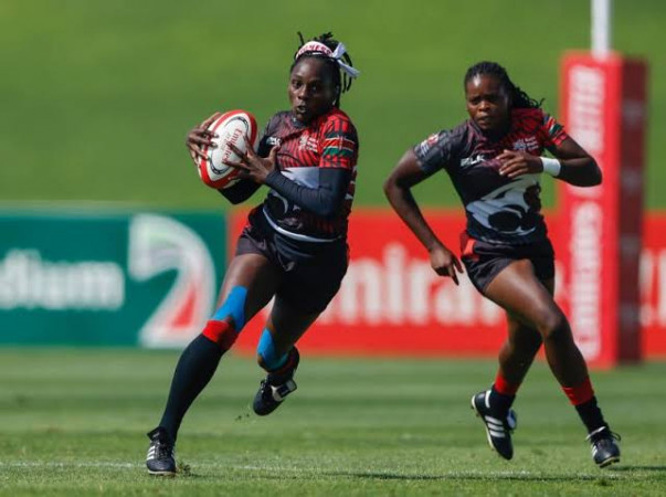 Kenya Lionesses players in action. PHOTO/World Rugby