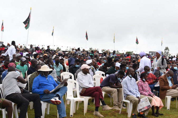 Kenyans at Uhuru Gardens for the Madaraka Day Celebrations. PHOTO/Courtesy
