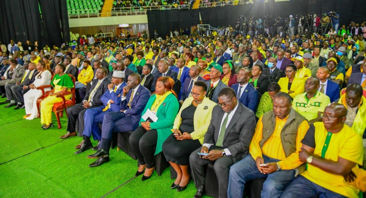 Section of leaders and supporters during the unviling of the Kenya Kwanza manifesto.