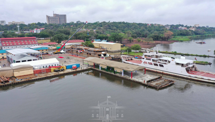 Uhuru commissions Kisumu Shipyard PHOTO/StateHouse/Facebook