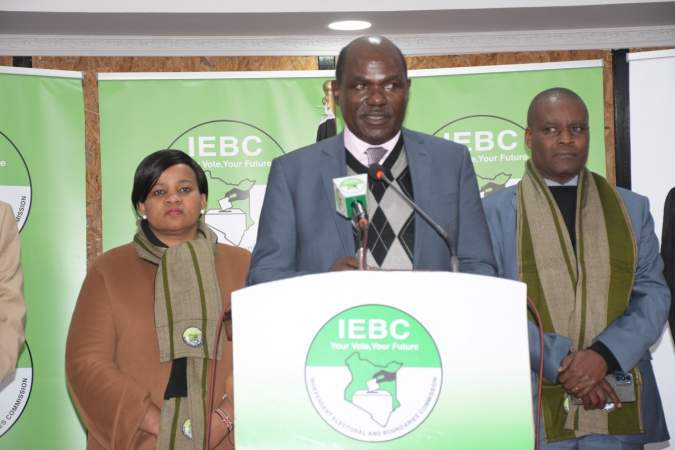 IEBC announces presidential results