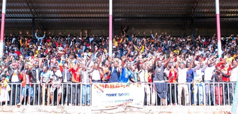 Shabana fans at Gusii Stadium. PHOTO/Shabana FC/Facebook.