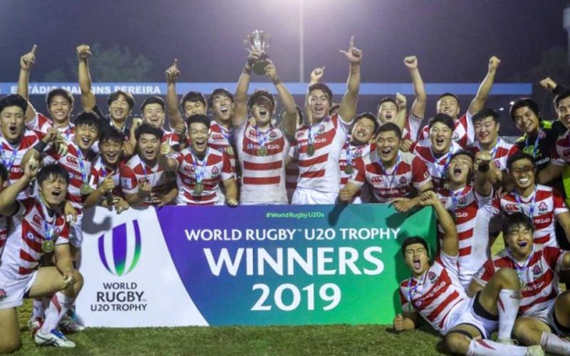 Japan won the 2019 World Junior Trophy. PHOTO/World Rugby.