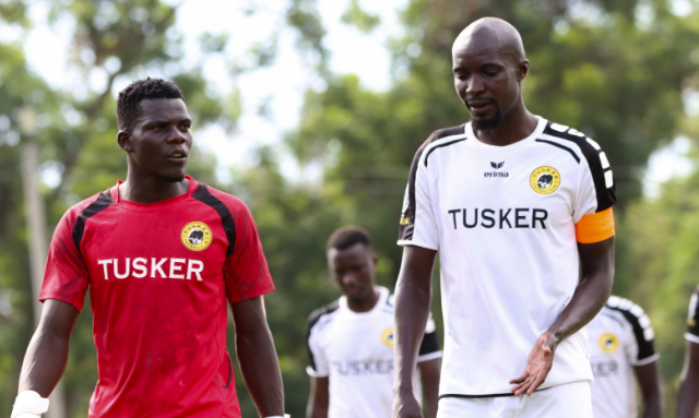 Humphrey Mieno in action for Tusker.