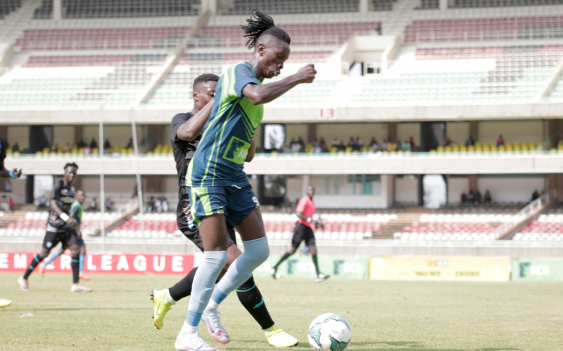 Action between KCB and AFC Leopards. PHOTO/KCB FC Twitter