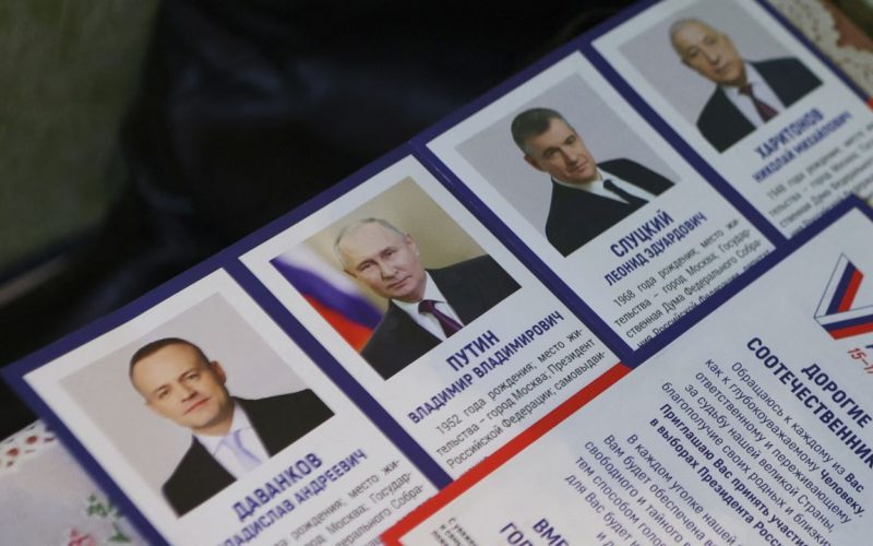 Putin has three nominal challengers in the election, but Russia strictly controls who can and cannot appear on the ballot -- with genuine rivals to the President almost inevitably excluded. PHOTO/CNN

