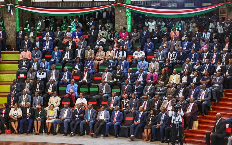 State agencies' heads during the closing ceremony of the Wage Bill Conference. PHOTO/PSC